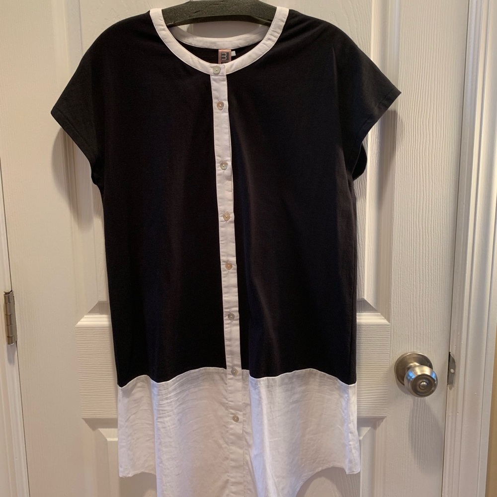 Mock underpinning shirt